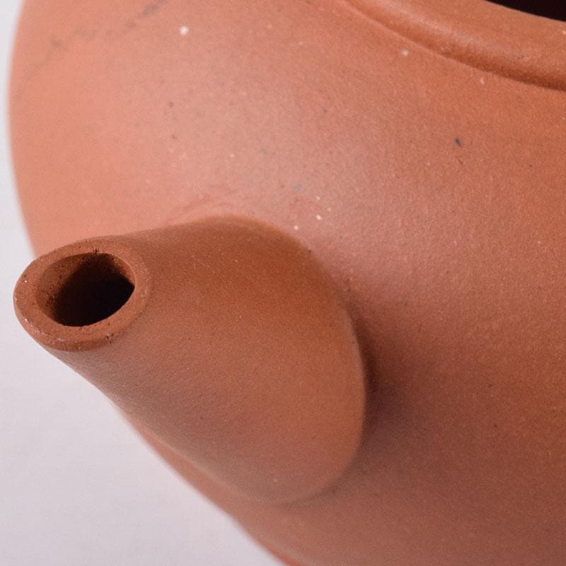 中国　中国宣興銘　紫砂　朱泥　急須　茶壷　V　R8310