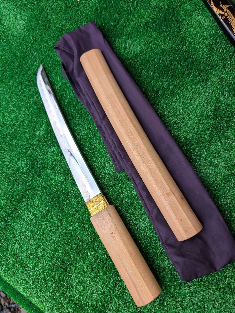 模造刀 模擬刀 短刀 武具 コスプレ 居合刀 置物 小刀 脇差し 　2本セット