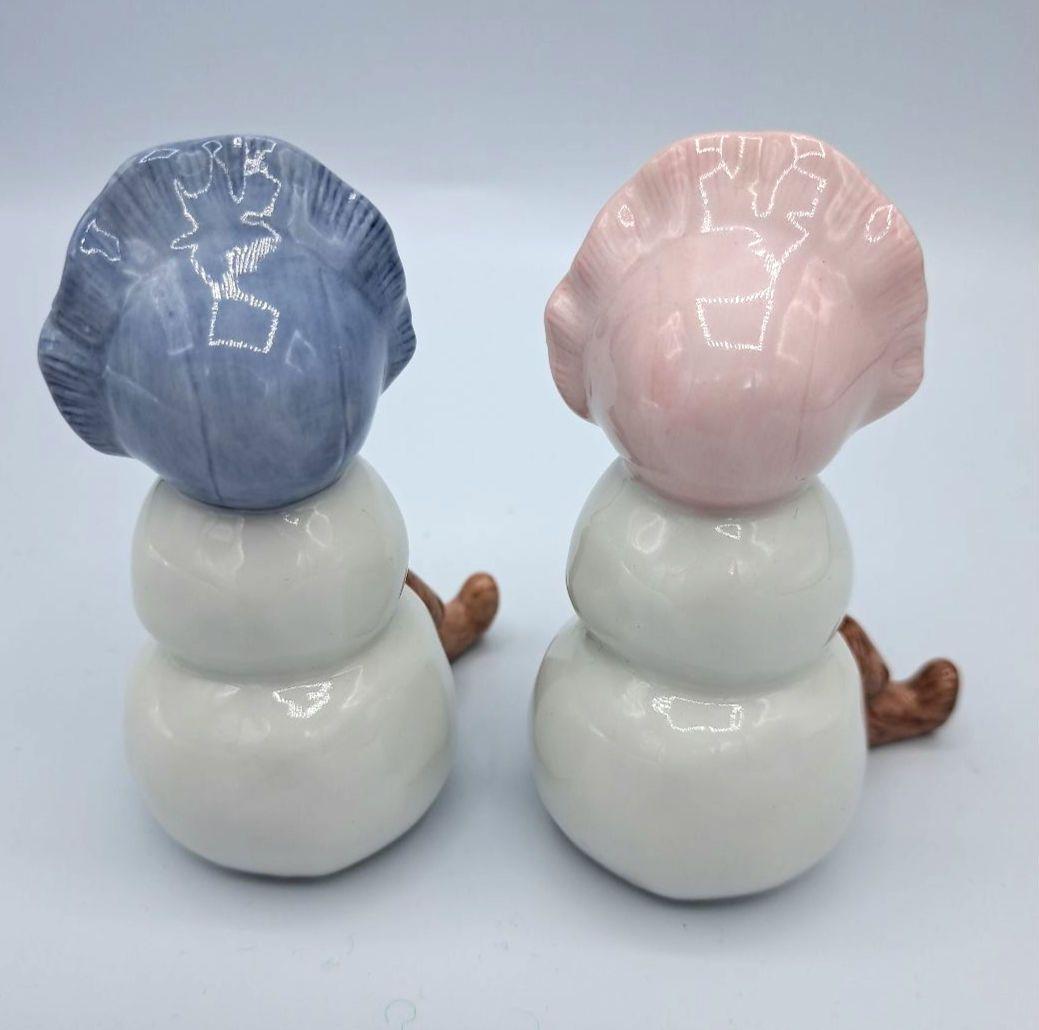 ロイヤルコペンハーゲン　ペア　スノーマン　ベイビー　ベア付き