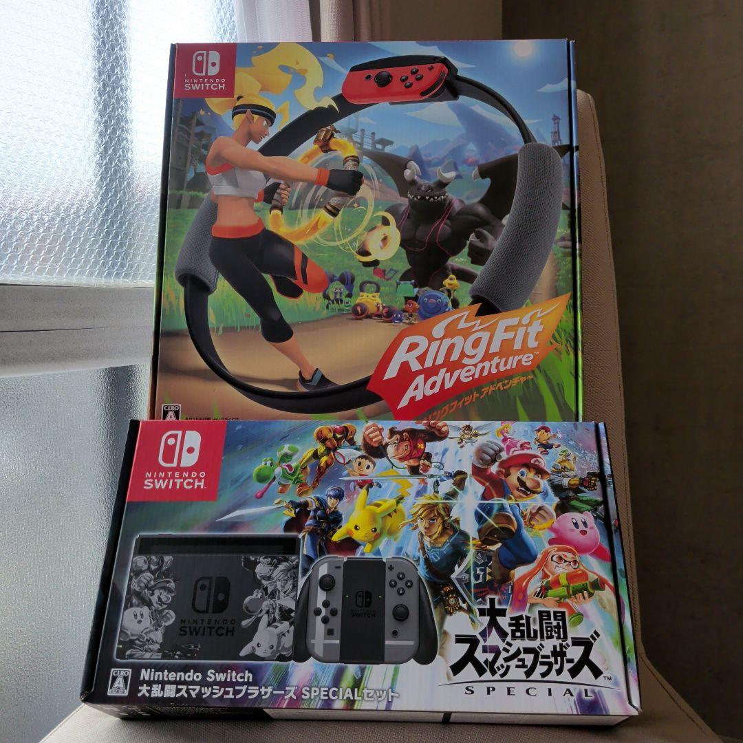 Switch大乱闘スマッシュブラザーズセット + リングフィットアドベンチャー