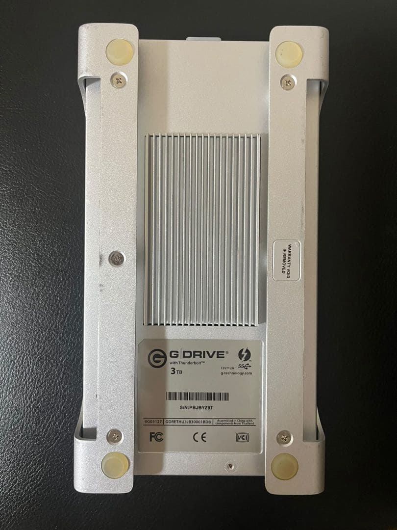 G-Technology G-DRIVE 3TB 外付けHDD（0G03127）