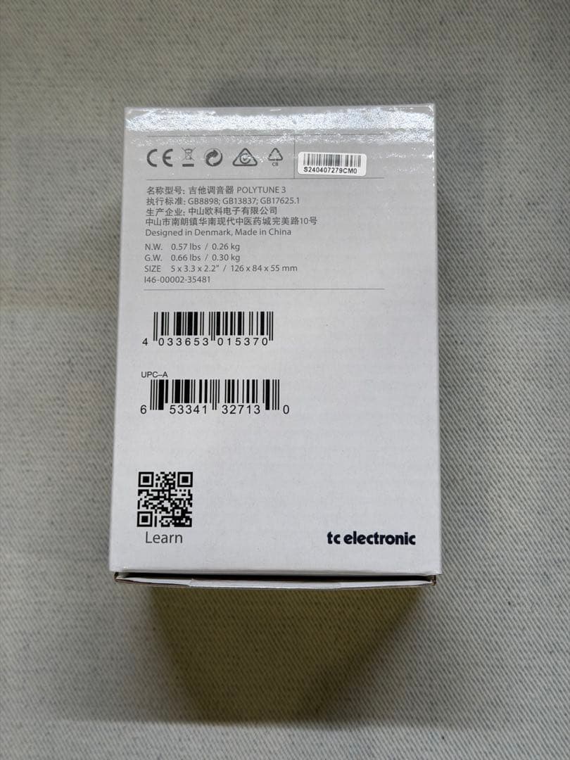 tc electronic polytune 3 ギターエフェクター