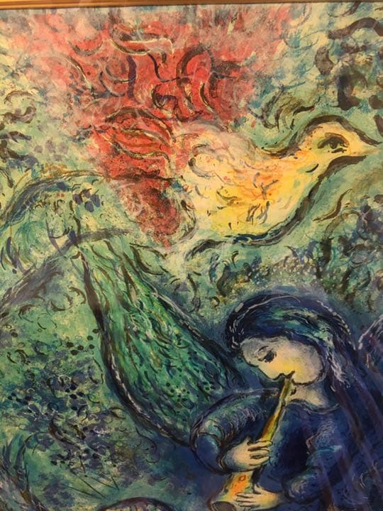 シャガール　リトグラフ　魔笛