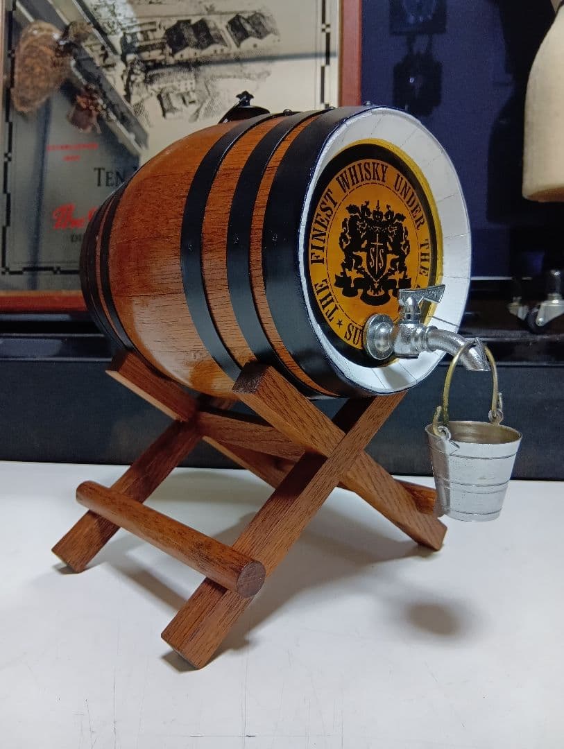 1970's　非売品　サントリー　山﨑蒸留所　初号樽型　店頭備品