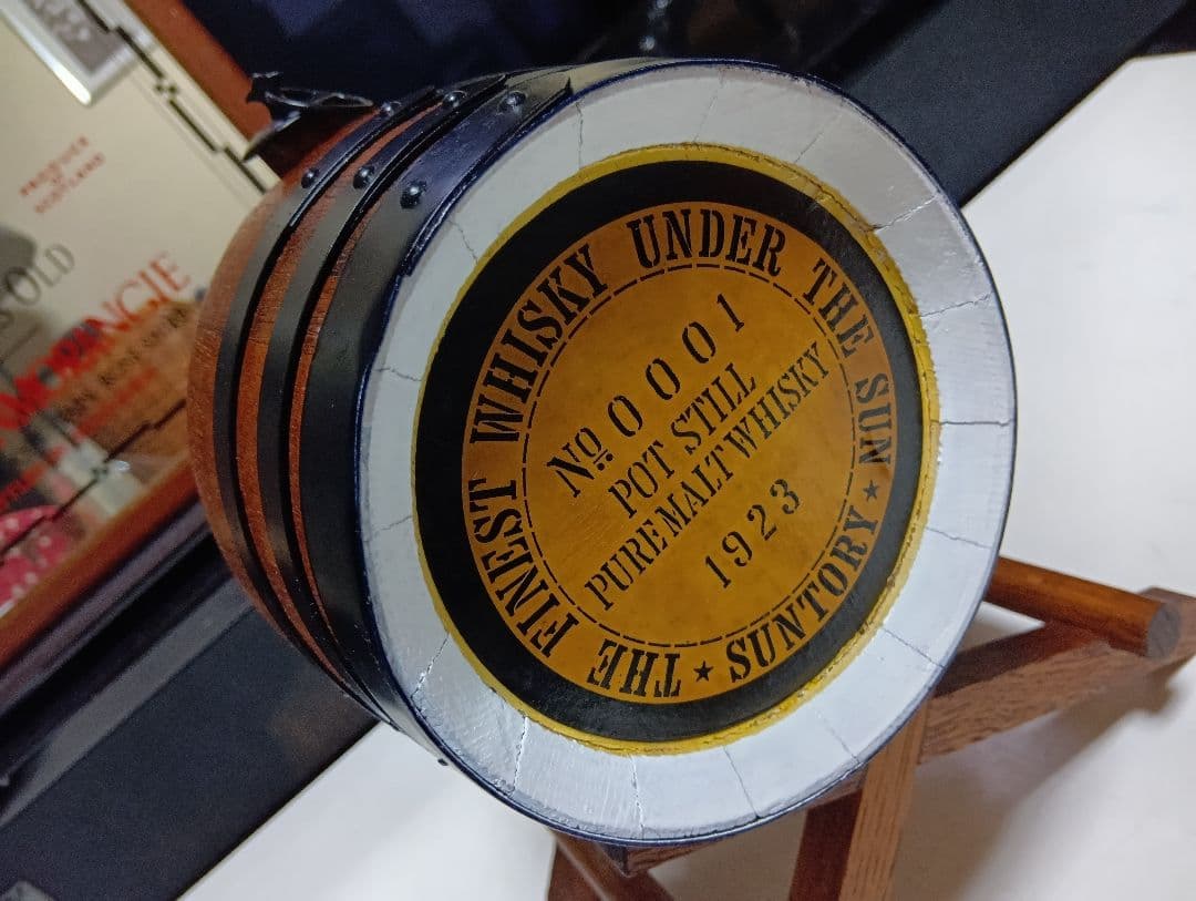 1970's　非売品　サントリー　山﨑蒸留所　初号樽型　店頭備品