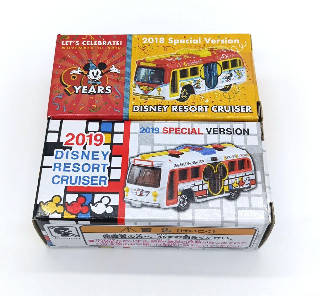 ディズニーリゾートクルーザー 　2019 2018 トミカ　90YEARS