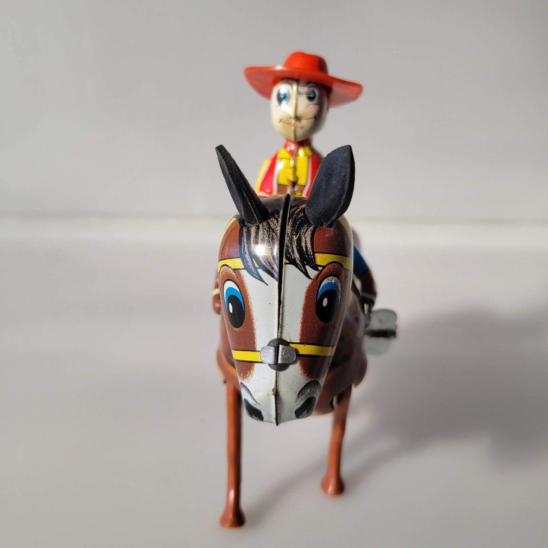 【日本製】　希少　1960年代　ブリキ　カウボーイ　ヴィンテージ