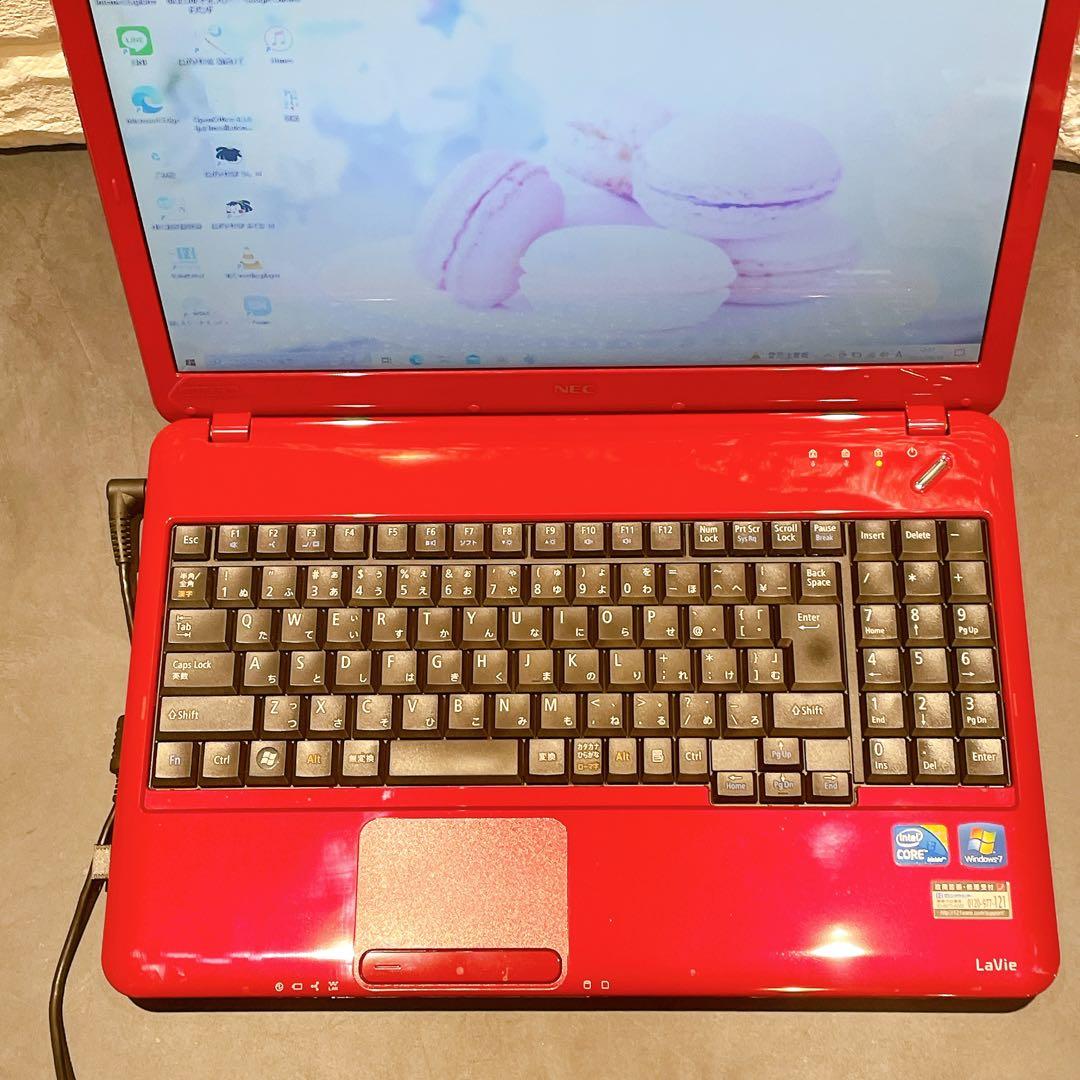 すぐ使える！大人気レッドNECノートパソコン✨オフィス付き✨