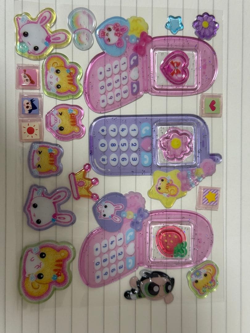 おすそ分け　シール帳　メモ帳　完成品　キャラクター