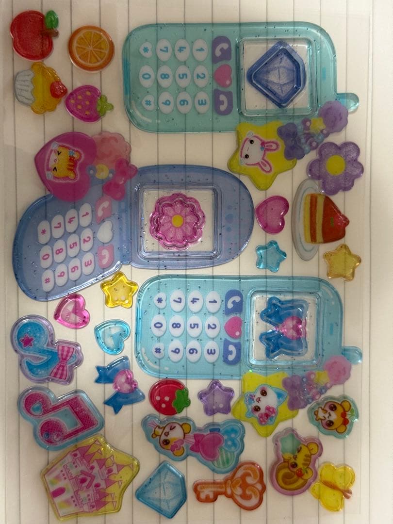 おすそ分け　シール帳　メモ帳　完成品　キャラクター