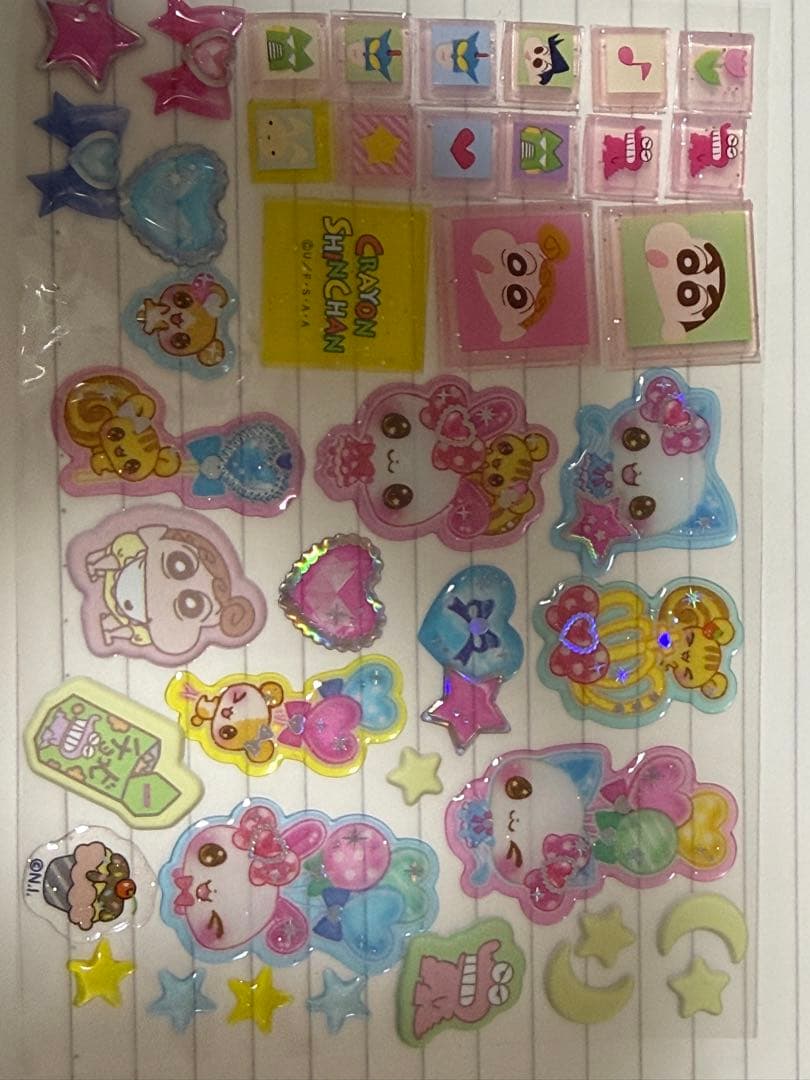 おすそ分け　シール帳　メモ帳　完成品　キャラクター