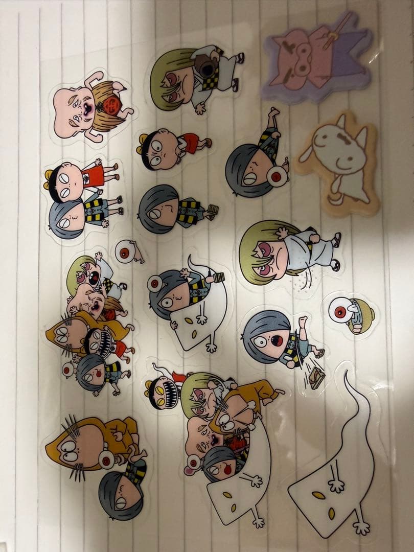 おすそ分け　シール帳　メモ帳　完成品　キャラクター