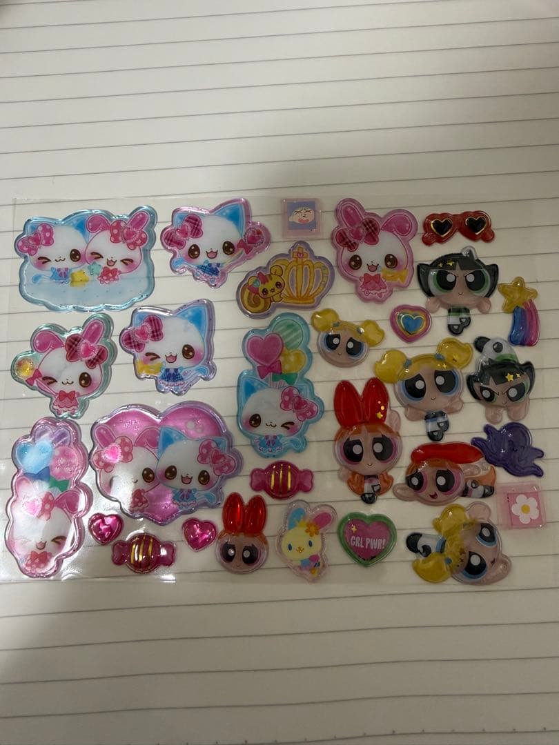 おすそ分け　シール帳　メモ帳　完成品　キャラクター