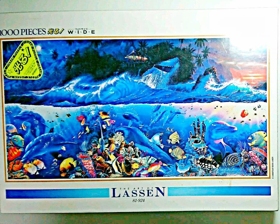 【廃番】ラッセン　ワイドサイズパズル　1000ピース　「ビヨンド　ザ　リーフ」