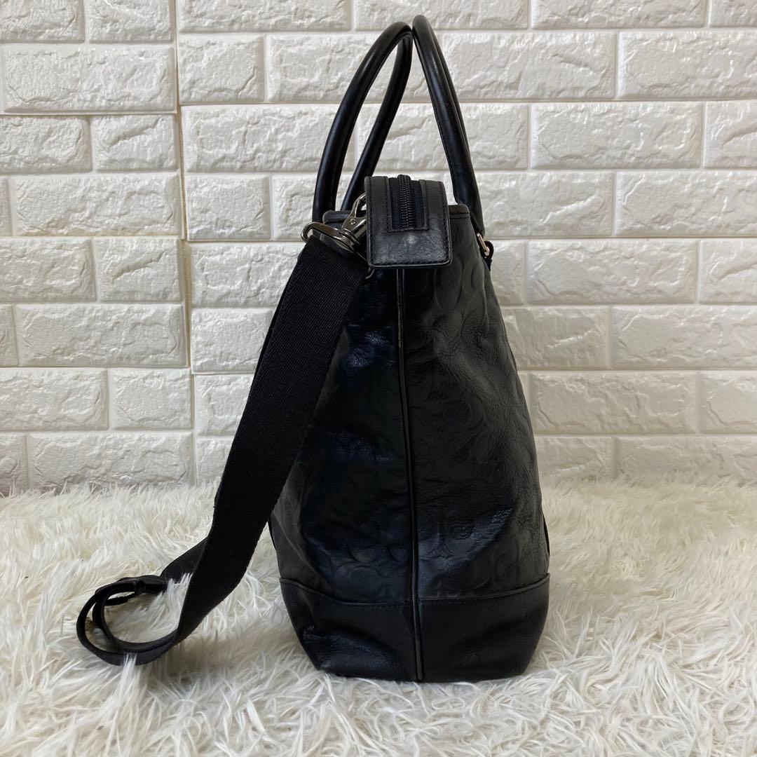 COACH✨2way ビジネスバッグ　オールレザーA4PC シグネチャー