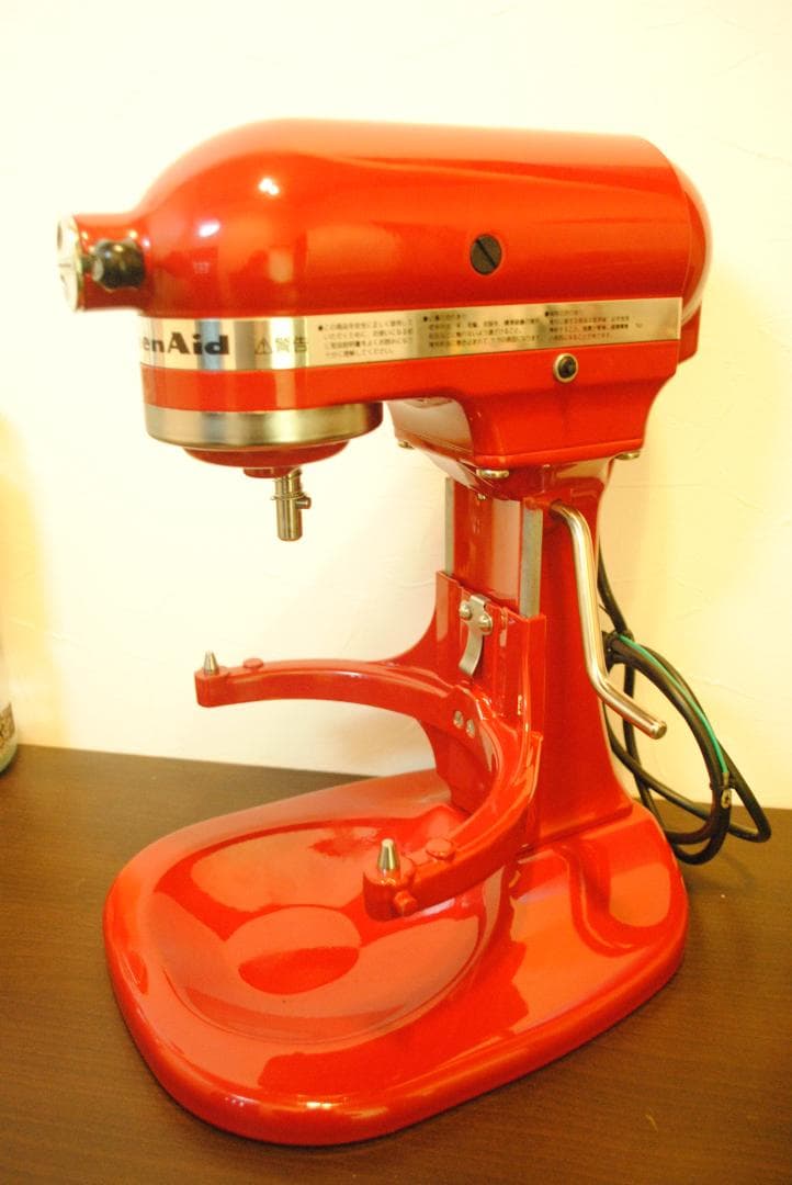 キッチンエイドスタンドミキサ Kitchenaid　KSM5 赤