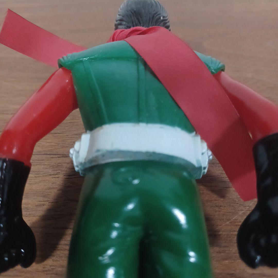 当時もの　ポピー製「仮面ライダー　スカイライダー」面取れソフビフィギュア