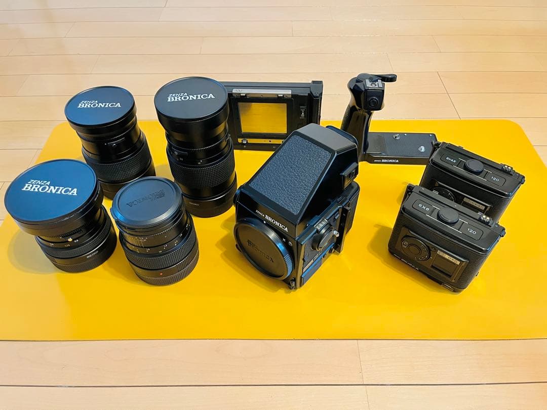 BRONICA ブロニカ GS-1 レンズ4本 バック3個 グリップ ポラセット