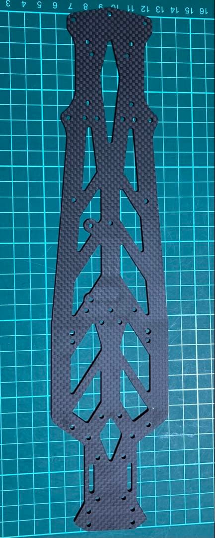 RD2.0用 ヨコモ カーボンシャーシ アッパーデッキ アルミボディポスト