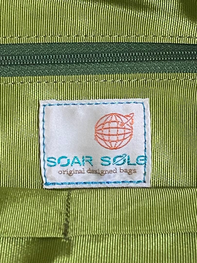 【ジャガード織】SOAR SOLE レモン柄ハンドバッグ　日本製【がま口】