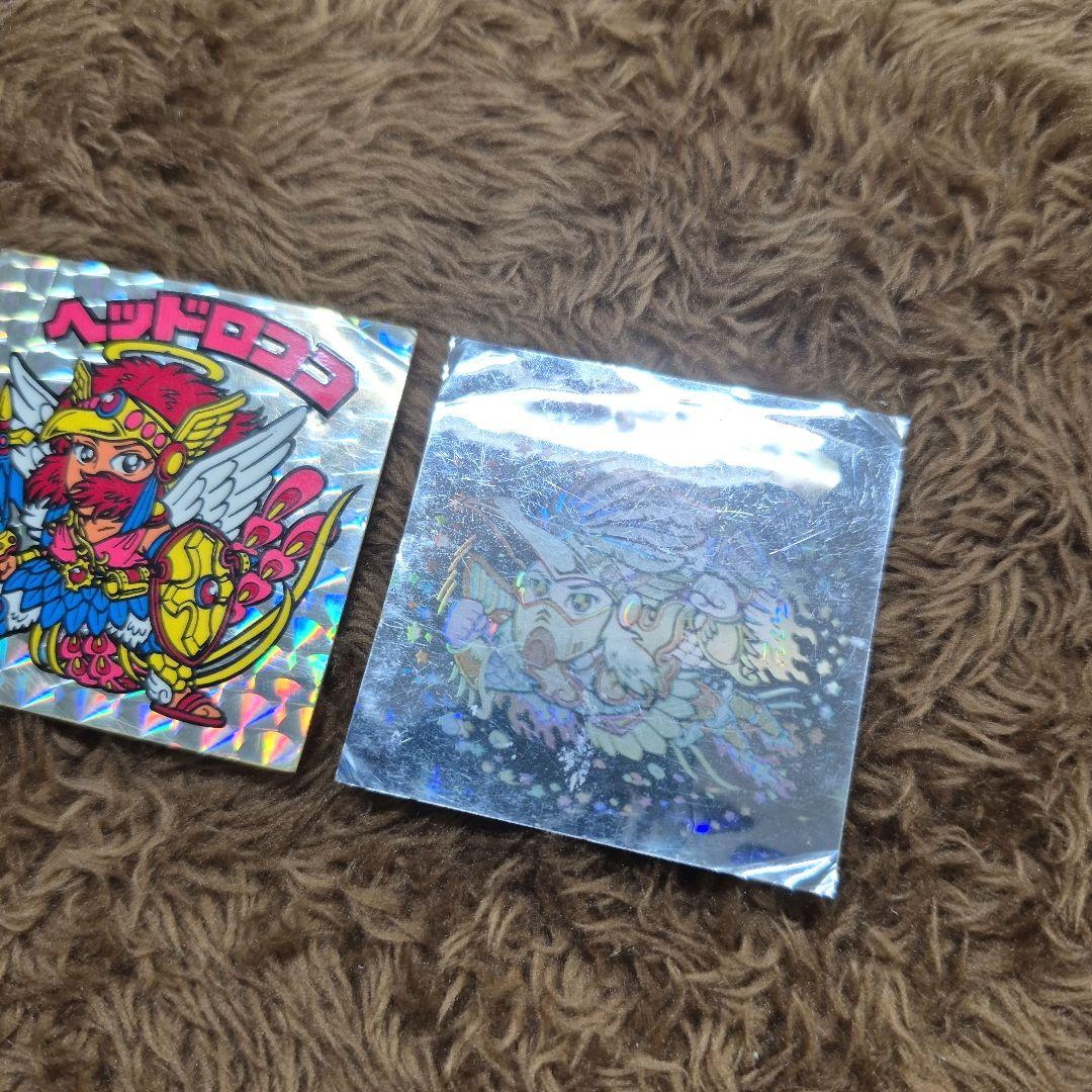 旧ビックリマンシール　第９弾ヘッド　ヘッドロココ　正扇　ホロ