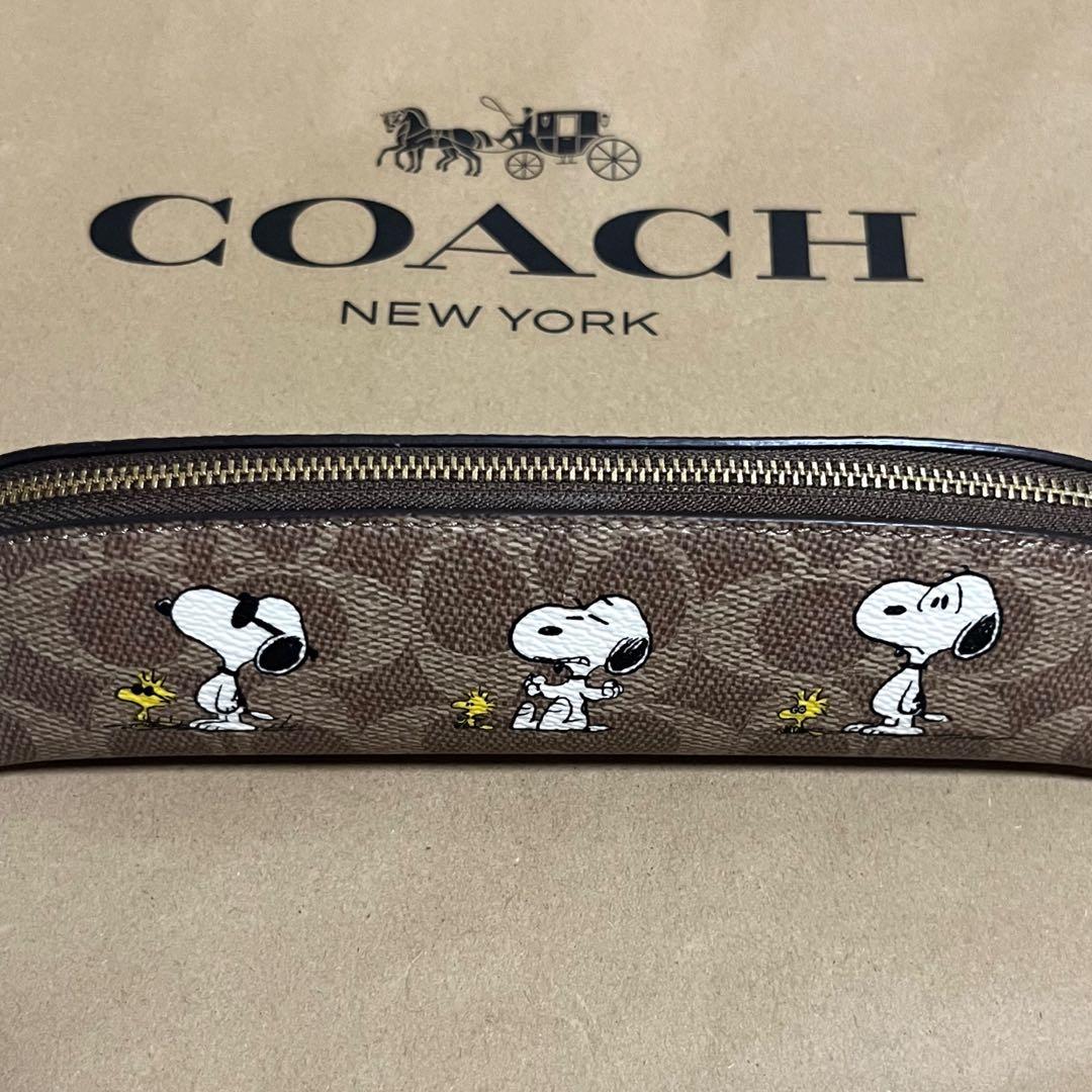 【新品未使用】COACH スヌーピー ペンケース