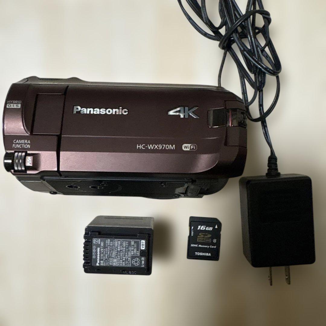 Panasonic HC-WX970M 4K ビデオカメラ
