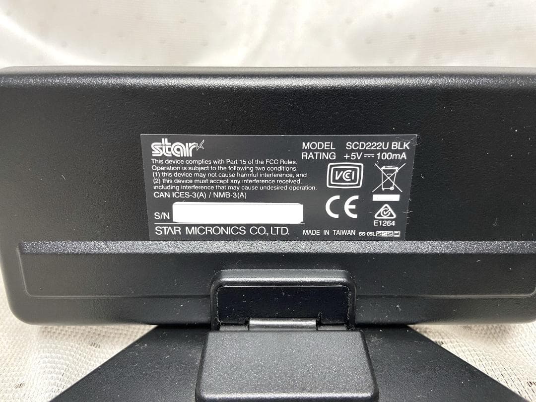 ■スター精密　カスタマーディスプレイ　SCD222U　BLK■動作確認済
