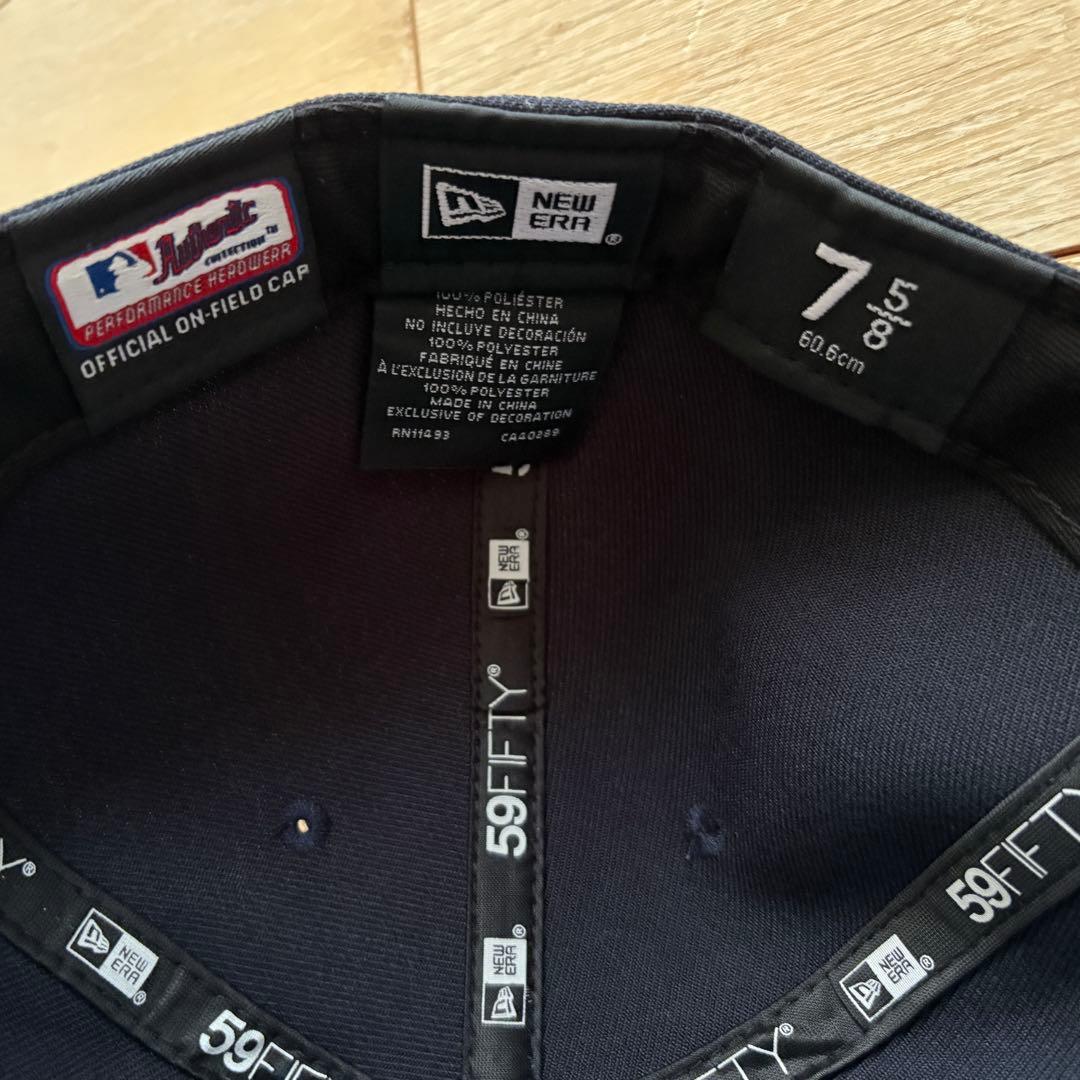 ★ニューエラ★クリーブランド・インディアンス キャップ★ネイビー★新品7 5/8