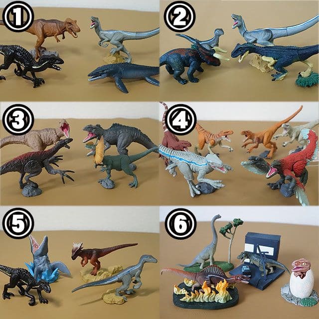 【フィギュア】ジュラシックパーク　ワールド　ガチャコンプリート30体セット