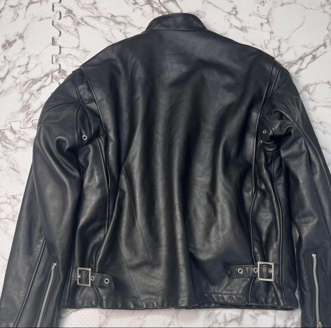 [美品]schott 641シングルライダース 46