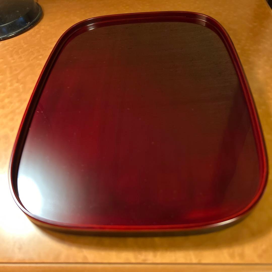 ワン太様　輪島塗　盆