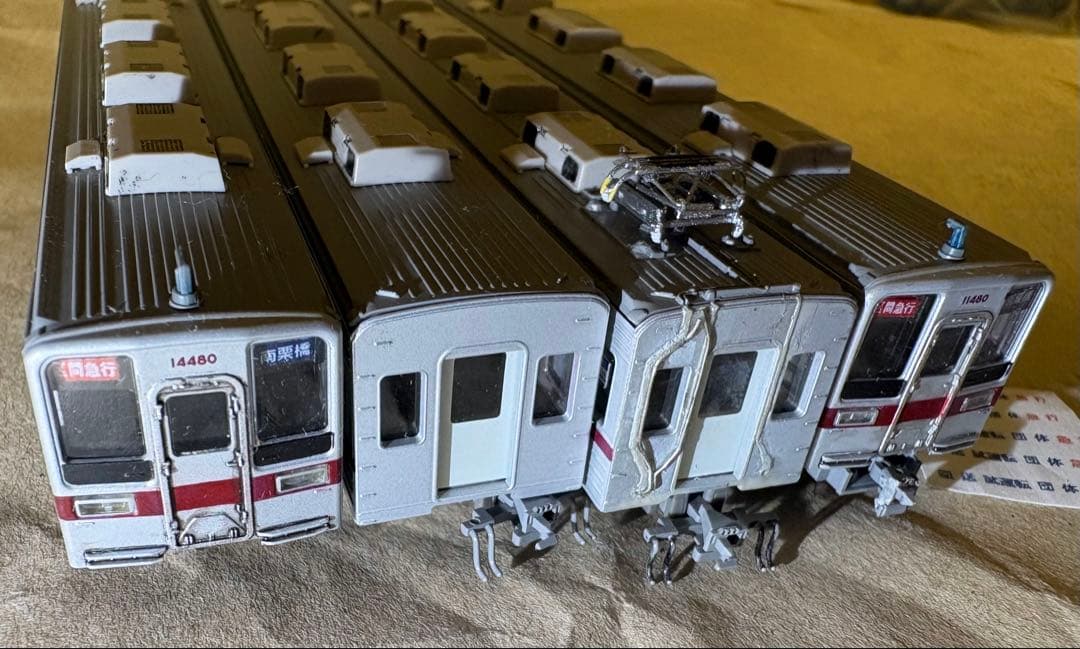 Nゲージ グリーンマックス 東武10080型11480F ※加工品