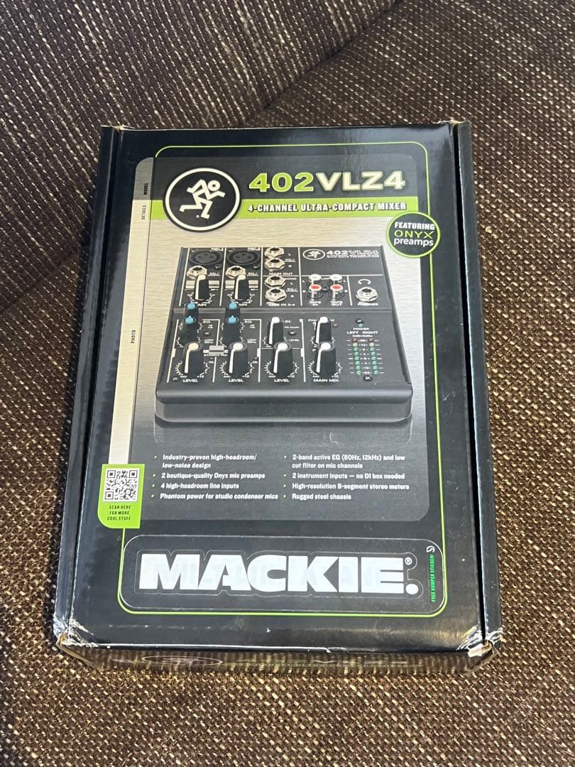 Mackie 402VLZ4 4チャンネル コンパクトミキサー