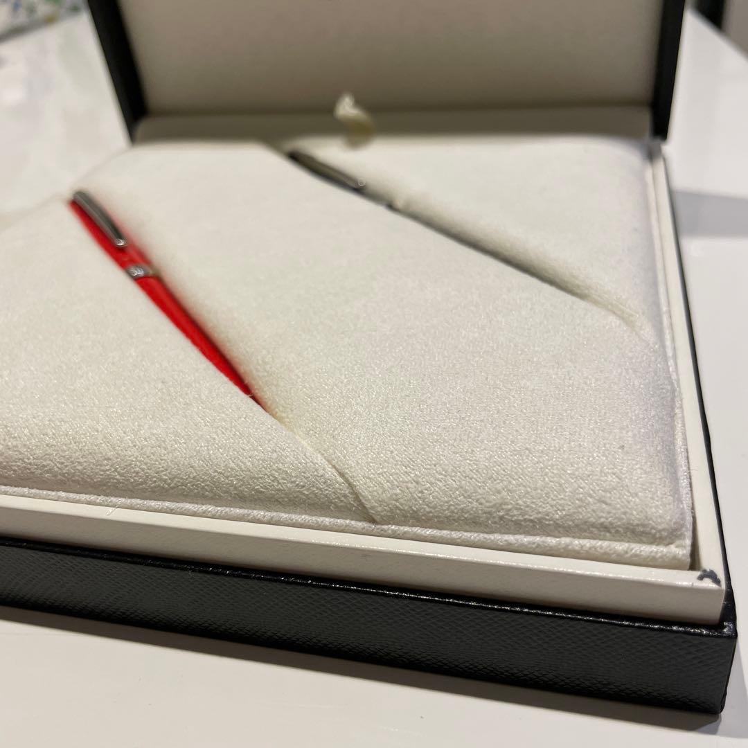 【新品・未使用】モンブラン　ボールペン　モデナレッド&ブルー　2本セット　箱付