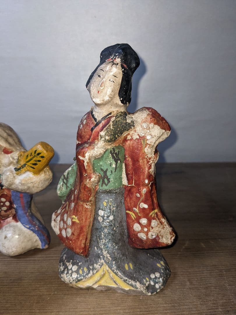 大正時代　 土人形　郷土玩具 伝統工芸品　相良人形