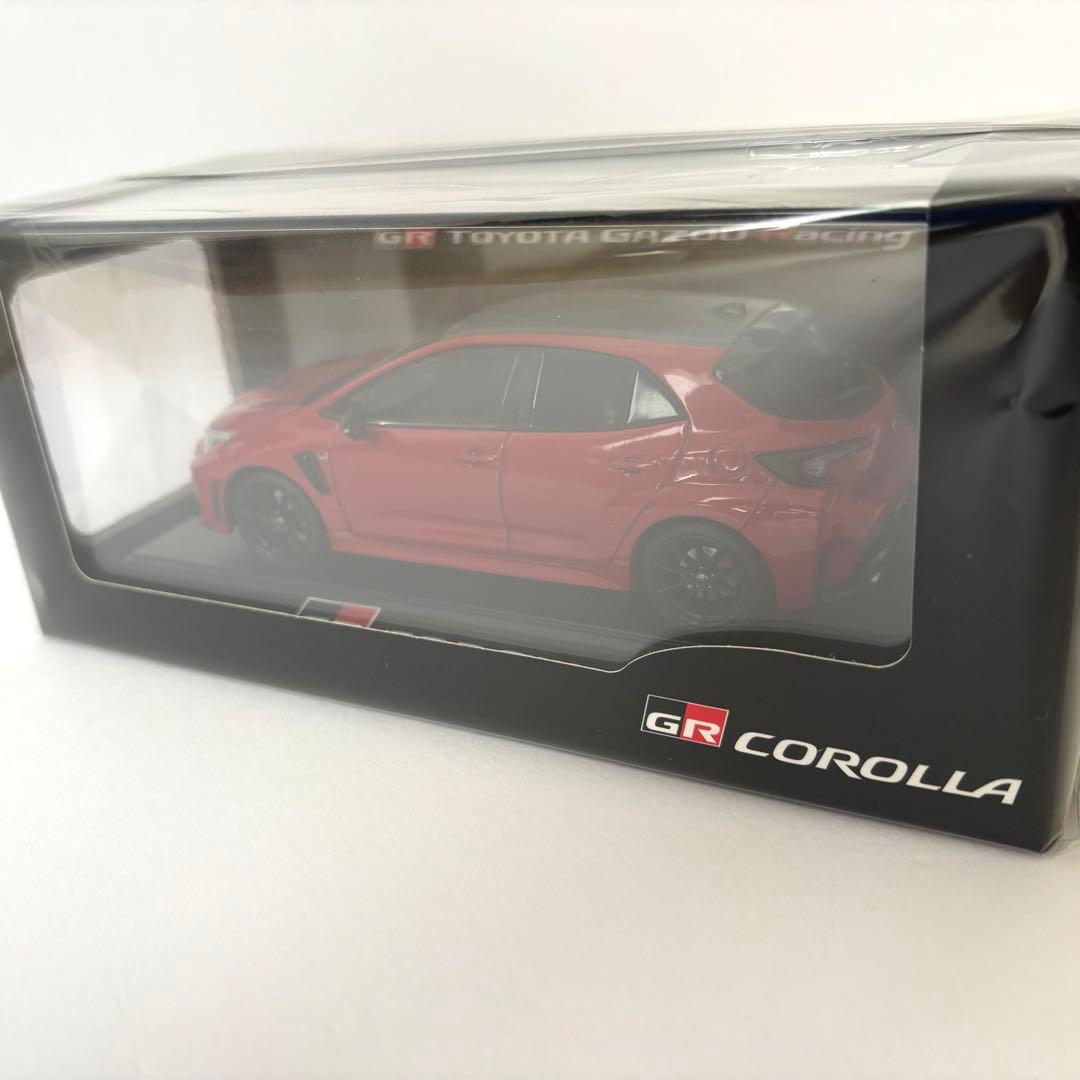 トヨタ博物館購入 GRカローラ カラーサンプルミニカー エモーショナルレッドII
