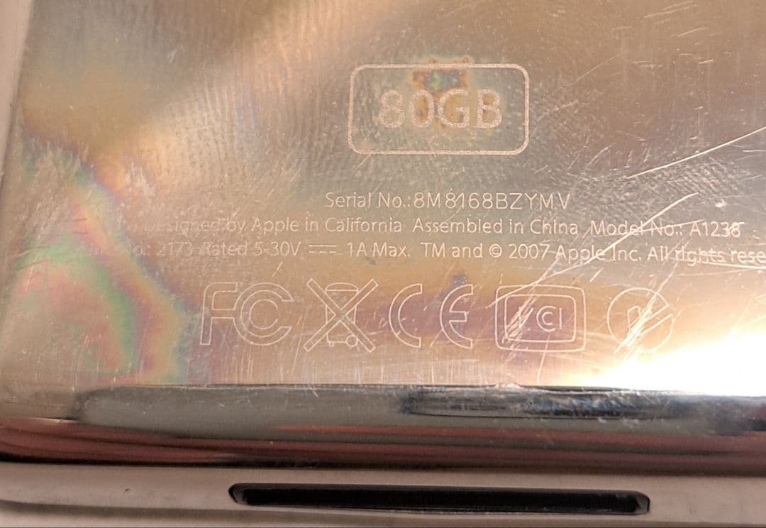 Apple iPod 80GB第六世代 MB147J