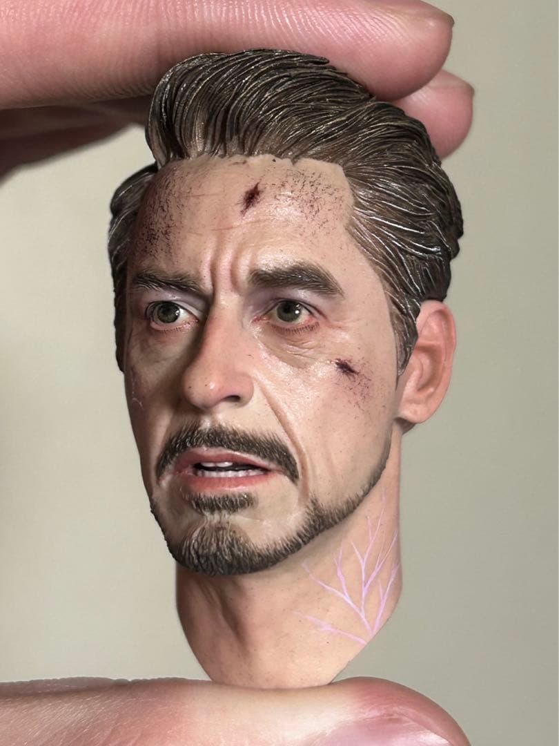 1/6 アイアンマン　トニー　アベンジャーズ　エンドゲーム　カスタムヘッド