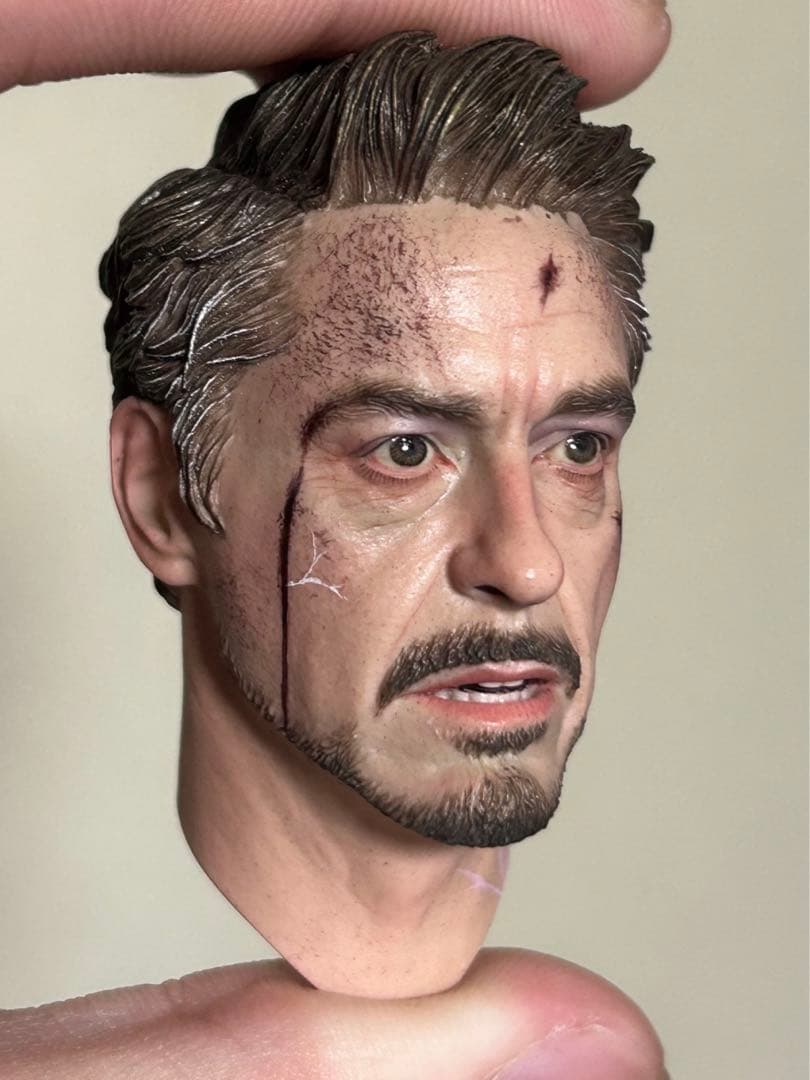 1/6 アイアンマン　トニー　アベンジャーズ　エンドゲーム　カスタムヘッド