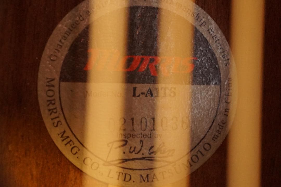 Morris L-A1TS　ミニ　アコースティックギター