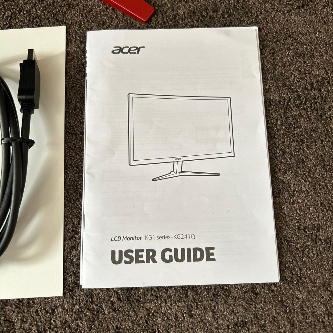 ゲーミングモニター　acer 165Hz KG241Q 23.6インチ