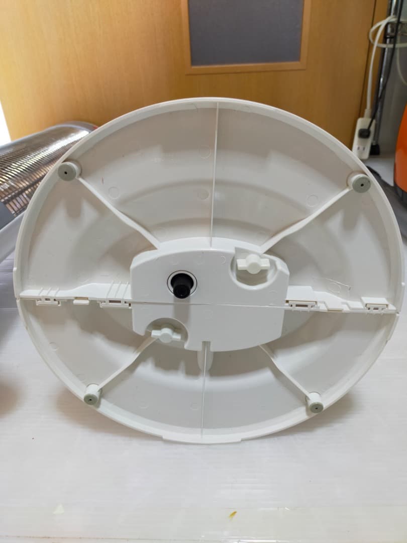 2台 コイズミ 電気ストーブ 900/450W ホワイト KKH-0922/W