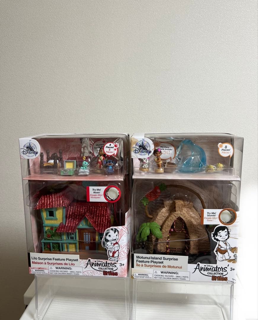 アニメータードール（ミニ）モアナ、リロ&スティッチのお家