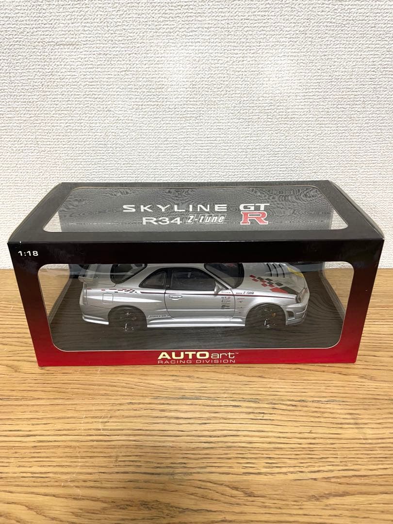 美品 AUTOart スカイライン GTR R34 Z-TUNE 1/18