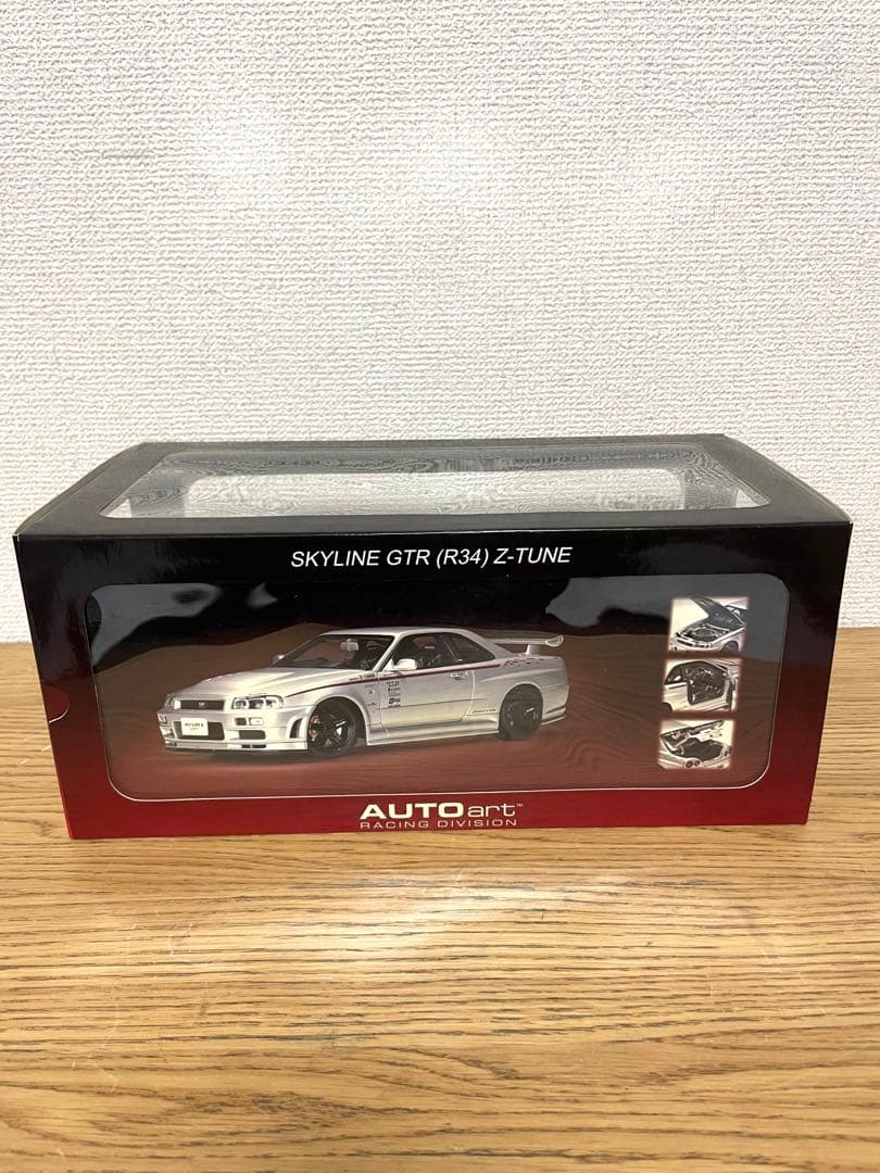 美品 AUTOart スカイライン GTR R34 Z-TUNE 1/18