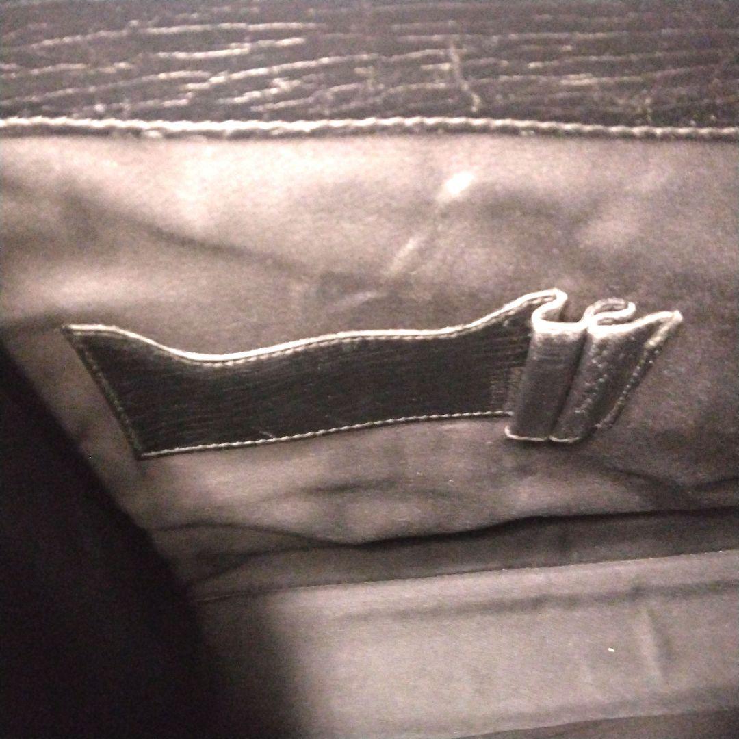 GUCCI ビジネスバッグ　ブリーフケース　A4可　ナンバー錠　シルバー金具