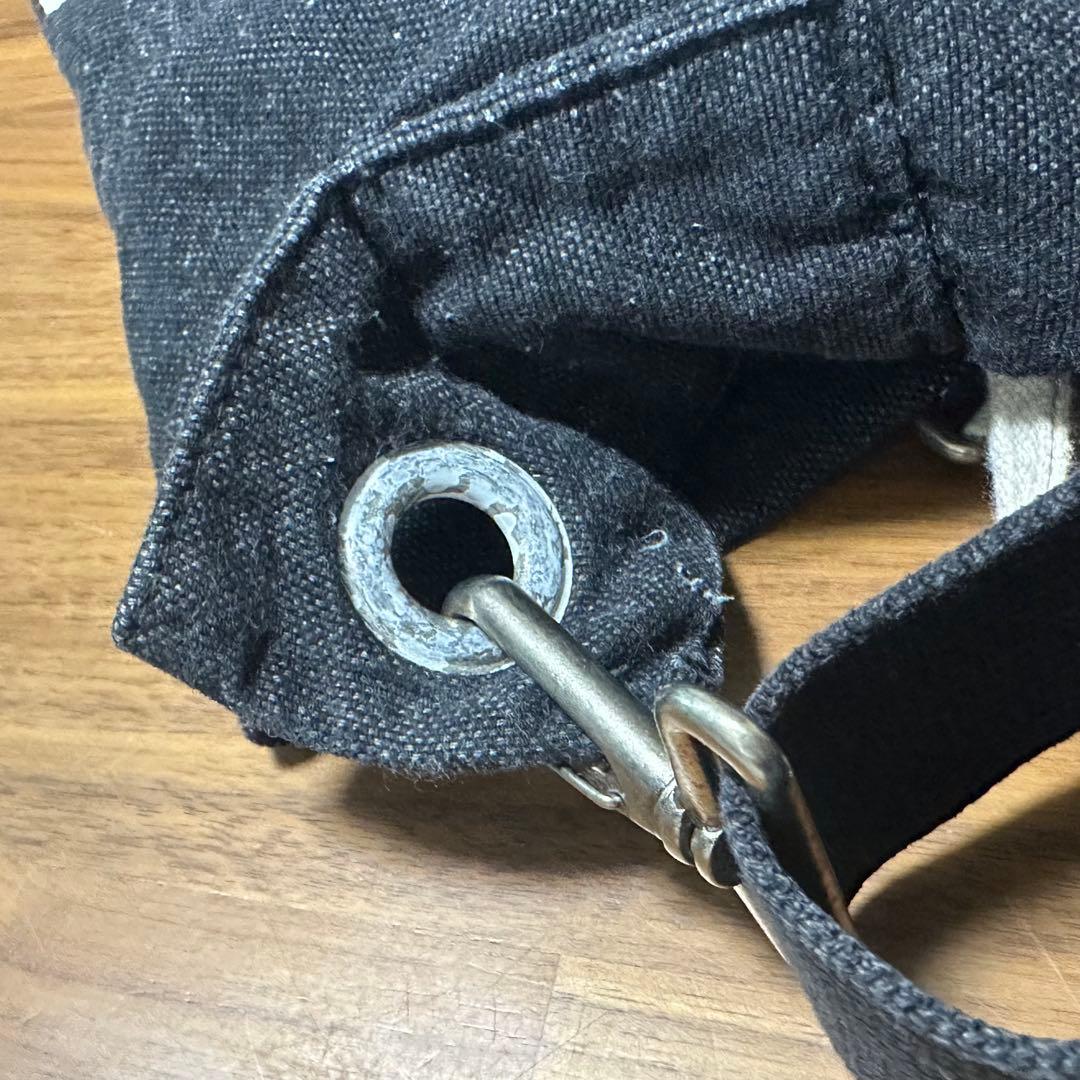 gotohollywood ショルダーバッグ　 ブラックデニム　フラッグ