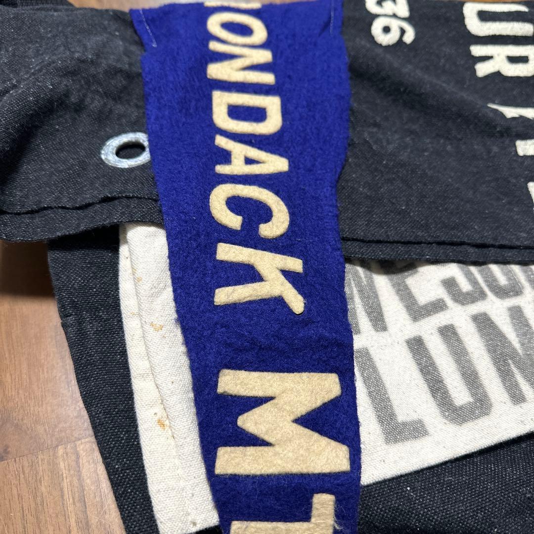 gotohollywood ショルダーバッグ　 ブラックデニム　フラッグ