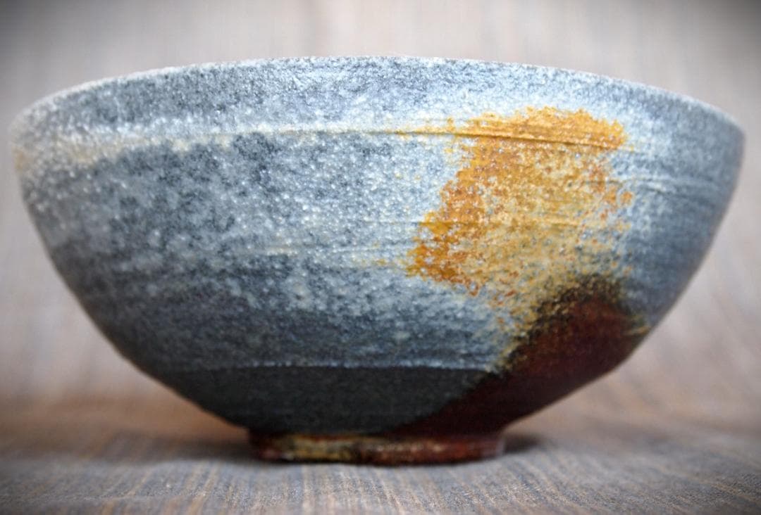 希少作★鯉江明【父＆師：鯉江良二】St. JOHN手茶碗B★共箱